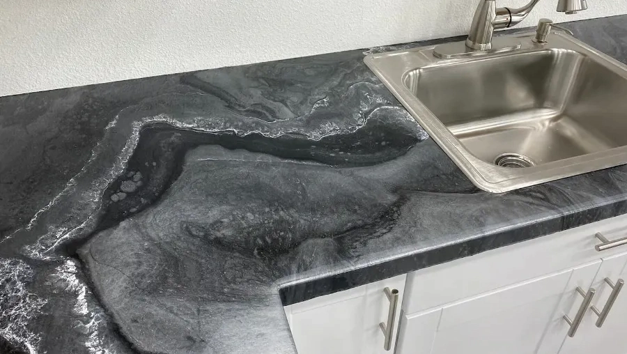 Residential Epoxy Countertop Installation